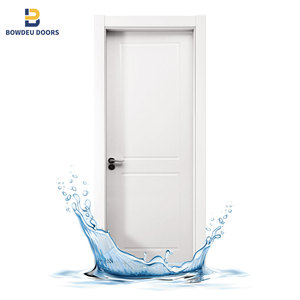 木制ドアWPC,モダンデザイン防水WPCスキンドアホームオフィスアパート - Product Image 6