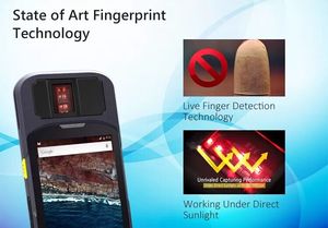 Terminale Biometrico Portatile Robusto Certificato <span class=keywords><strong>FBI</strong></span> con Impronta Digitale e NFC per Registrazione Votiva e Documenti Civili - Product Image 4