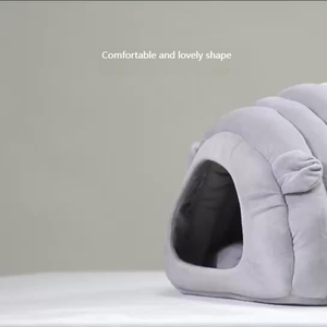 Fabriek Directe Verkoop Grensoverschrijdende Warme Japanse Cat & Kleine Dieren Winter Semi-Ingesloten Huisdierbeddoekmateriaal - Product Image 2
