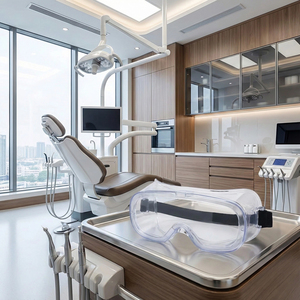 Protective Anti-Fog Safety Goggles Over Glasses-Comfortable Clear Design for Dust & Mold Protection and Personal Care Use - Product Image 4