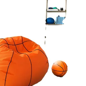 बास्केटबॉल बीनबैग कुर्सी थोक उच्च गुणवत्ता वाले अनुकूलित वाटरप्रूफ आलसी सोफा बीन बैग कवर