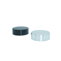Fournisseur d'usine, expéditions rapides, stock disponible, bouchons à vis en aluminium argenté 89/400 pour flacons cosmétiques, anti-fuite, ouverture facile, personnalisables