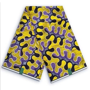 Vente en gros 100% pur coton Holland Wax tissu nouveau tissu africain imprimé à la cire style uni tissé vêtements tissus - Product Image 5