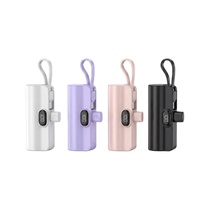 Mini-batterie externe personnalisable 5000 mAh ultra-compacte pour appareils intelligents, faible MOQ, fourniture directe usine OEM