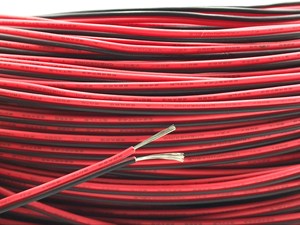 28wg सिलिकॉन समानांतर तार पावर तार लिथियम बैटरी सिलिकॉन लाल काले <span class=keywords><strong>2</strong></span> कोर केबल 600v 0.08mm <span class=keywords><strong>3</strong></span> V. 0.08mm <span class=keywords><strong>3</strong></span>. - Product Image 1