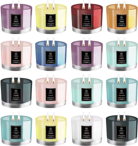 Bocaux ronds en verre blanc personnalisés pour la fabrication de bougies pour la Saint-Valentin Bougies décoratives - Product Image 4