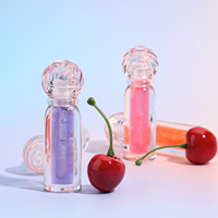 Huile à lèvres hydratante transparente non marquée, 6 couleurs, parfum fruité, en vrac, soin des lèvres repulpant, brillance aquatique, huile à lèvres fruitée