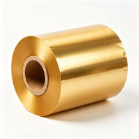 Ruban de transfert thermique doré Haoxuan 110 mm x 300 m, ruban d'encre métallique pour étiquettes de qualité supérieure, emballage et impression décorative