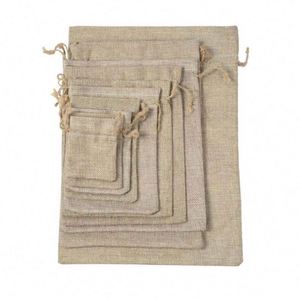 Pochette d'emballage pour chaussures en tissu 100% coton écologique, sacs de rangement en coton avec cordon de serrage pour vêtements - Product Image 5