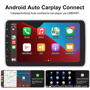 Radio con GPS para coche, reproductor multimedia con pantalla táctil DAB, <span class=keywords><strong>Android</strong></span>, 1 DIN, 10,1 pulgadas, estéreo, cámara de seguridad, <span class=keywords><strong>TV</strong></span> - Product Image 5