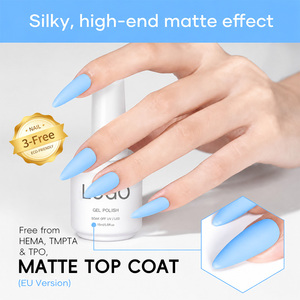 Private Label Silky Matte Top <strong>Coat</strong> HEMA Free TPO Free Professional Sealer for Nail Art Bulk Wholesale 5kg Drum OEM ODM Gel - Product Image 4