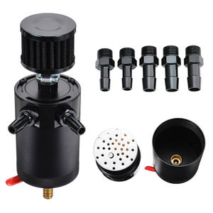 通用<span class=keywords><strong>2</strong></span>端口铝挡板挡油罐油箱新条件，带排水阀空气-油分离器 - Product Image 4