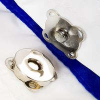 Boutons magnétiques à coudre, forme de fleur en métal, fermoir de sac, attache magnétique à coudre à la main, accessoires pour l'artisanat du cuir, vêtements