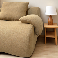 Canapé convertible moderne en mousse éponge 100% pure, compressé et rembourré, tissu personnalisé, couleurs artistiques, emballé sous vide et emballé en boîte OEM