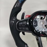 Volant en fibre de carbone personnalisé pour BMW LCI Style G05 G06 G20 G30 G2X G3X G8X F9X X3M X4M G80, accessoires intérieurs de voiture