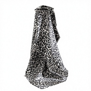 Bufanda Larga de Invierno con Estampado de Leopardo, Estilo Étnico, Imitación de Cachemira, Forro <span class=keywords><strong>Polar</strong></span>, Chal Cálido para <span class=keywords><strong>Mujer</strong></span>, Calentador de <span class=keywords><strong>Cuello</strong></span>, a la Moda - Product Image 1