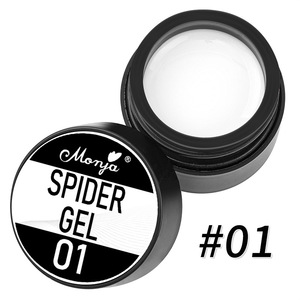 Gel per Unghie Spider 5ml, Colla per Nail Art, Design di Linee Bianche e Nere, Smalto UV per Manicure - Product Image 6