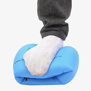 Brassards de natation gonflables pour enfants et adultes, manches aquatiques ovales bleues 22cm x 19.5cm en PVC - Product Image 1