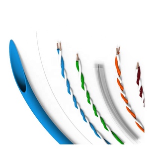 <span class=keywords><strong>สาย</strong></span>เคเบิลอีเธอร์เน็ตแลน UTP Cat6 23AWG 0.58 0.57 0.56 PVC LSZH ทองแดงแท่ง  ความยาว 1000 ฟุต (305 เมตร) ได้รับการรับรองมาตรฐาน CE/FCC รุ่น 10015 - Product Image 3
