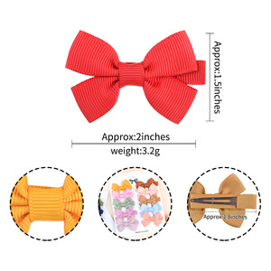 2 Inch Baby Girls Pinces à <span class=keywords><strong>cheveux</strong></span> doublées antidérapantes <span class=keywords><strong>pour</strong></span> bébé Barrettes à <span class=keywords><strong>cheveux</strong></span> <span class=keywords><strong>fins</strong></span> <span class=keywords><strong>pour</strong></span> les tout-petits Enfants Enfants - Product Image 5