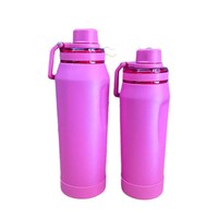 Botol Termos Stainless Steel 316 Berkualitas Tinggi Kapasitas Besar Anti Bocor Tutup Tebal untuk Penggunaan di Luar Ruangan dan Mobil