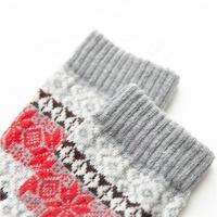 Chaussettes personnalisées de qualité supérieure en laine d'alpaga pour femmes, chaussettes en laine mérinos pour hommes, chaussettes en laine