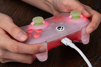 Mini controlador con cable 8BitDo Ultimate para Xbox Series RGB Lighting Hall Effect Joystick Vibration Motor con licencia oficial para
