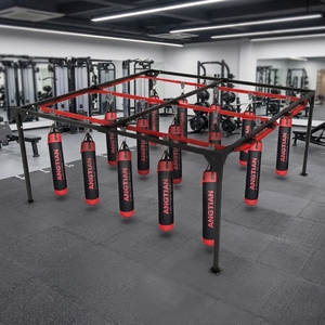 Supporto a Rotaia Personalizzato <span class=keywords><strong>da</strong></span> Fabbrica ANGTian per Sacchi <span class=keywords><strong>da</strong></span> <span class=keywords><strong>Boxe</strong></span> Pesanti con Carrucola/Montaggio Scorrevole - Product Image 1