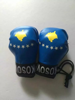 Usine pas cher prix USA américain drapeau personnalisé gant miroir de voiture simule Mini boxe pendentifs accessoires à l'intérieur du miroir de voiture