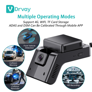 Caméra de tableau de bord de voiture Daovay DUAL LENS 1080p avant et arrière avec GPS, WiFi, vision nocturne, enregistrement en boucle, verrouillage d'urgence - Product Image 3