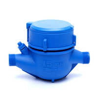 Nissi — dispositif de mesure de débit en plastique, à multi-jet, en Nylon, classe B, 15mm, outil de mesure de la consommation d'eau, connecteur ISO 4064, meilleure vente du brésil