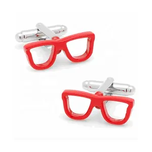 Assom تصميم مخصص بالجملة نظارات بخاخ طلاء أحمر أزرار أكمام هدية للرجال والنساء