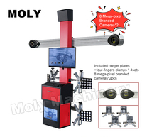 Machine d'alignement de roues 3D intelligente MOLISPEED, certifiée CE ISO, équipement de diagnostic automobile, système d'alignement de 4 roues pour voitures