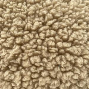 Oso de peluche de poliéster 100%, tela de piel sintética, pila larga, tipo de trama de punto Sherpa, Súper suave, 300gsm, para niños y niñas, ropa de trabajo - Product Image 3