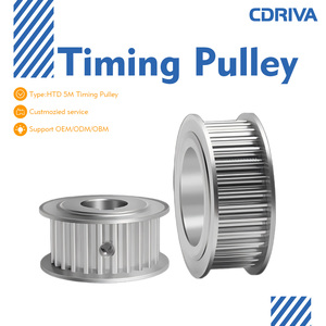 Polea de distribución HTD 5M de aluminio, acero y hierro fundido Cdriva, polea de transmisión con 12, 14, 15, 16, 18, 20, 21, 22 dientes - Product Image 2