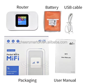 Modem 4G ChiWay avec emplacement pour carte SIM, routeur de poche CPE, écran LCD LED, voyage d'affaires, 300 Mbps, Mifi WiFi6, extérieur, Wi-Fi 2,4 G pris en charge - Product Image 6