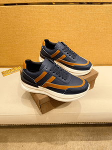 Zapatillas de Estilo de Vida con Suela Antideslizante Texturizada, Parte Superior con Construcción Empalmada, Amortiguación Suave, Resistentes a Desgarros, Duraderas, Estilo Vintage - Product Image 3