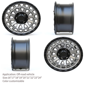 Rines Todoterreno Forjados de Aleación YX Personalizados de <span class=keywords><strong>17</strong></span>, 18 y 20 Pulgadas, 6x114.3, 6x135, 6x139.7, con Beadlock, para Toyota Tacoma y Land Cruiser Tank - Product Image 2