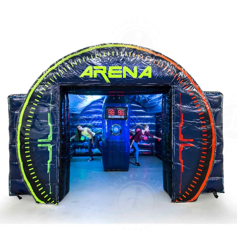 Commercial Factory Price Tag The Light Inflatable Interactive Arena Game For Party Rentals