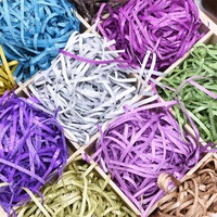 1 kg/paquet Papier spécial pailleté imperméable, raphia déchiqueté pour le rembourrage de paniers et boîtes cadeaux, cosmétiques