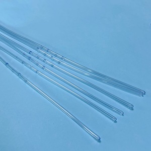 أنبوب بلاستيكي طبي من البولي فينيل كلوريد (PVC) عالي الجودة للبيع الساخن، قسطرة PVC للاستخدام مرة واحدة مع طباعة وثقب للإمدادات الطبية - Product Image 4