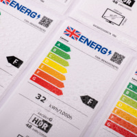 Étiquettes autocollantes électroniques et électriques en acrylique imperméable de haute qualité, durables, holographiques, avec impression personnalisée YHH