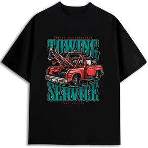 Camiseta de Hombre para Servicio de Remolque, 180 g/m², 100% Algodón, Impresión Serigrafiada, Manga Corta, Diseño Antiencogimiento - Product Image 1