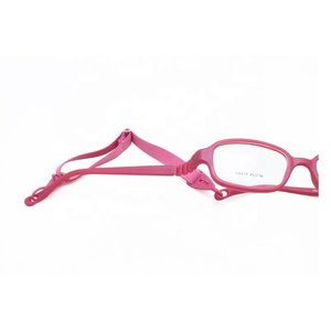Anteojos de marco cuadrado TR90 DE ALTO clásico para niños, ventas directas, <span class=keywords><strong>correa</strong></span> de templo ajustable, diseño flexible sin bisagras para mediana edad - Product Image 3
