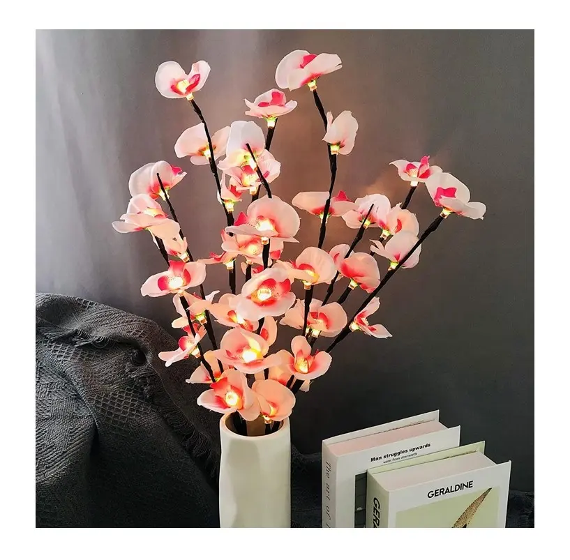 Led Orchid Branch Light Battery Operated Artificial Floral Little Twig led tree light home decoration light