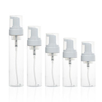 100ml 150ml 200ml blanc/clair récipient cosmétique PET plastique Lotion Mousse bulle mousse pompe bouteille pour savon liquide bain crème