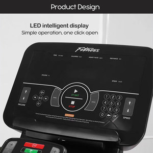 High Quality Black Commercial Fitness Equipment <strong>Tredmill</strong> for Bodybuilding With Led Screen - Product Image 6