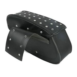 Sacs de selle en <span class=keywords><strong>cuir</strong></span> PU XF290696, pour <span class=keywords><strong>Harley</strong></span> <span class=keywords><strong>Davidson</strong></span> Dyna Fat Bob FXDF 2008 — 2017, offre spéciale - Product Image 4