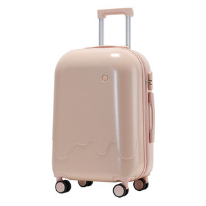 Maleta Ligera X01 de 20 y 24 Pulgadas, Color Sólido, Ruedas Giratorias con Cierre de Cremallera y Candado, Equipaje de Viaje Unisex, Primavera 2023 - Product Image 4