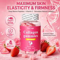 Gummies au collagène avec biotine et vitamines, complément alimentaire pour la beauté, anti-âge et éclaircissant